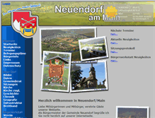 Tablet Screenshot of neuendorf-main.de